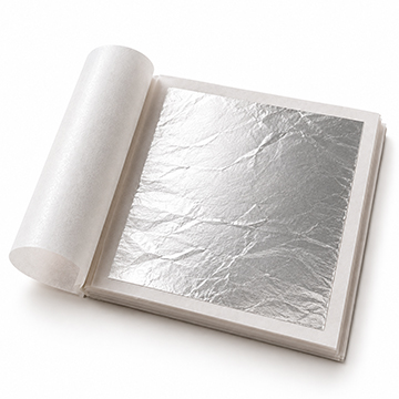 23KT Edible Gold Leaf Pack - 500 lvs. - 5.5" sq.