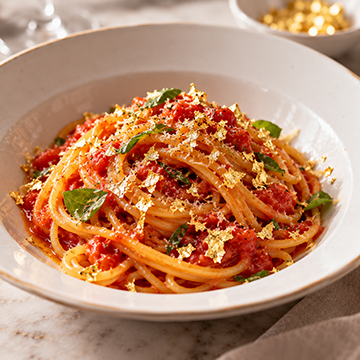 Gilded pasta